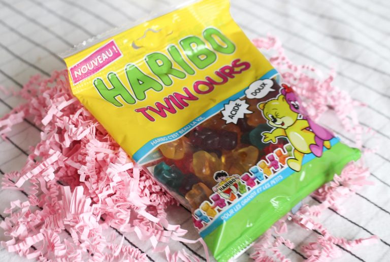 Une box de bonbons garnie de friandises Haribo !