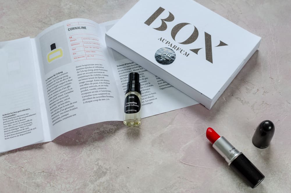Box Auparfum juillet/août 2018