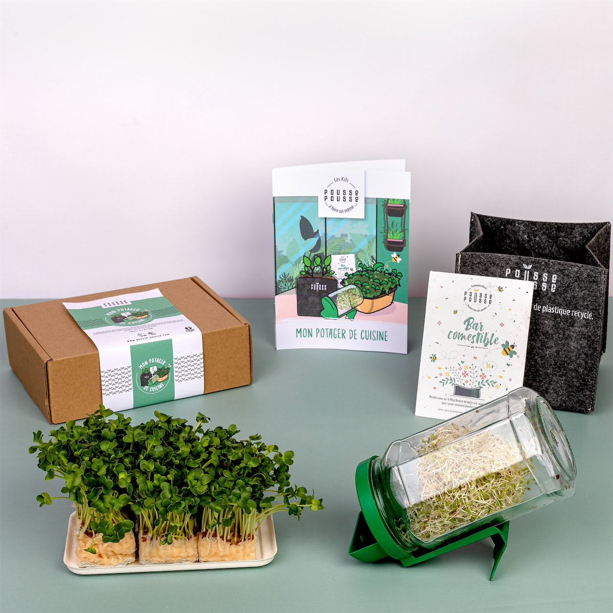 Kit de jardinage personnalisable à faire pousser