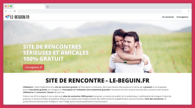 Le Beguin adalah laman web temu janji yang benar -benar percuma