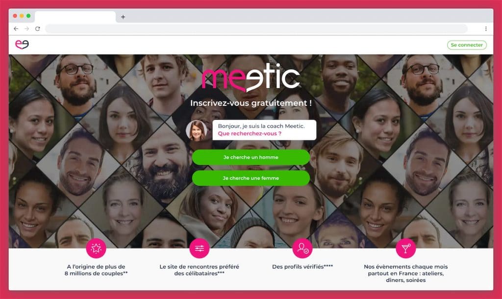 Meetic, un site de rencontre gratuit