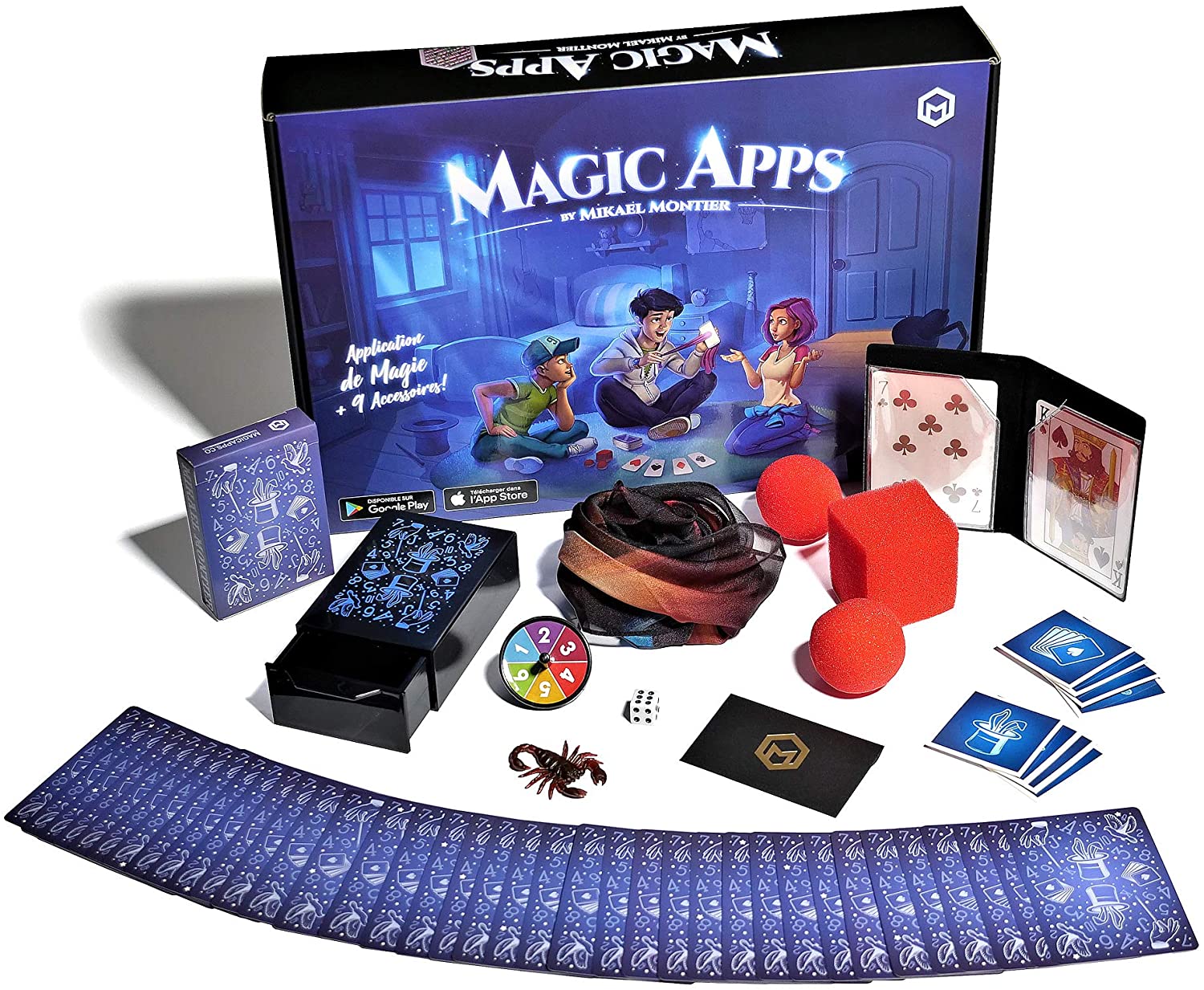 LUGY Magic Secrets - Coffret de Magie (kit Complet) - Niveau  débutant/intermédiaire pour Enfants à partir de 7 Ans - Boîte de Tours de  Magie + Carte - 70 Tours + tutoriel