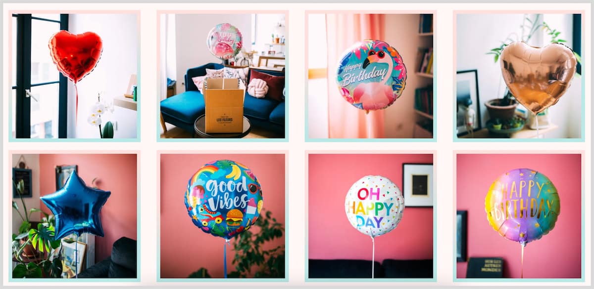 Cadeau d'anniversaire : Ballon hélium