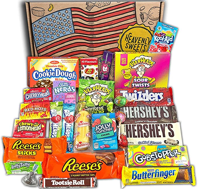 Une box de bonbons remplie de friandises et chocolats américains !