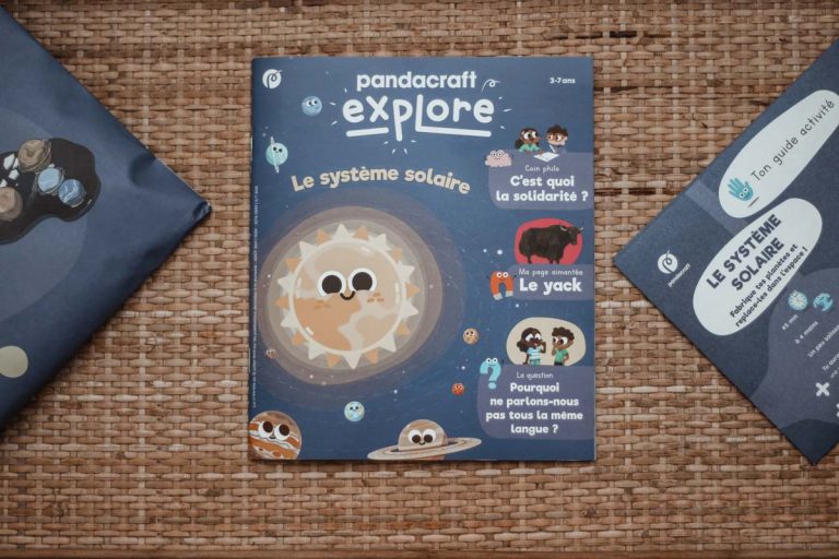 Kit éducatif Explore Le Système Solaire 3-7 ans, Pandacraft