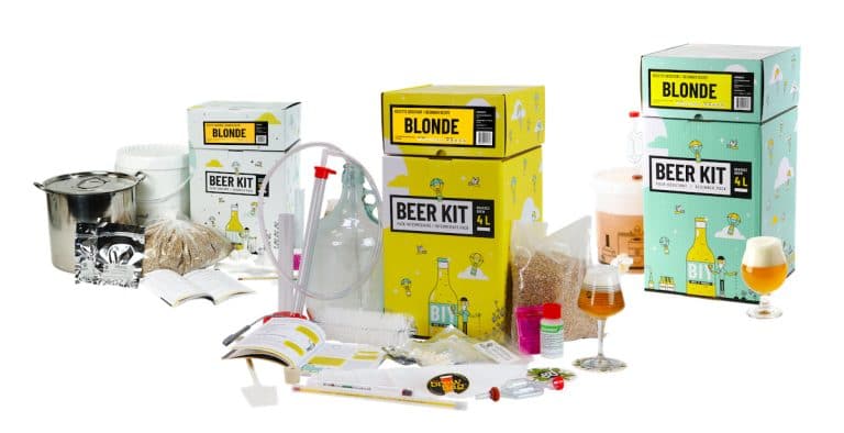 Kit brassage biere, kit biere maison, kit fabrication biere - Mini kit gold  | tireusesabiere.fr