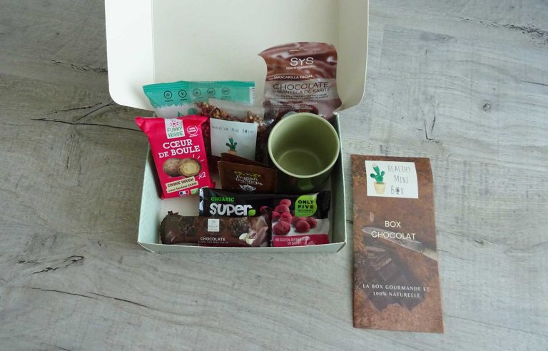 Healthy Mini Box de décembre 2021 : Box chocolat - Toutes les Box