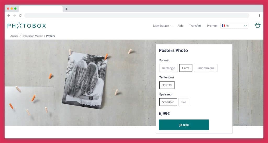 Avec Photobox, faites le choix d’un papier de qualité premium